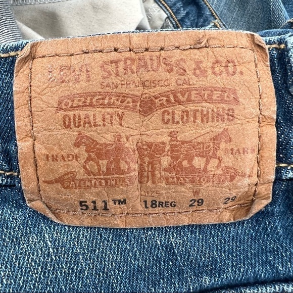 Levi's 511 Skinny Jeans Size 18 Boy’s - Picture 6 of 9